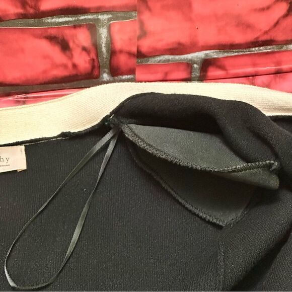 Philosophy Chic Padded shoulder Novelty Button Pocket Cardigan M - Picture 7 of 10